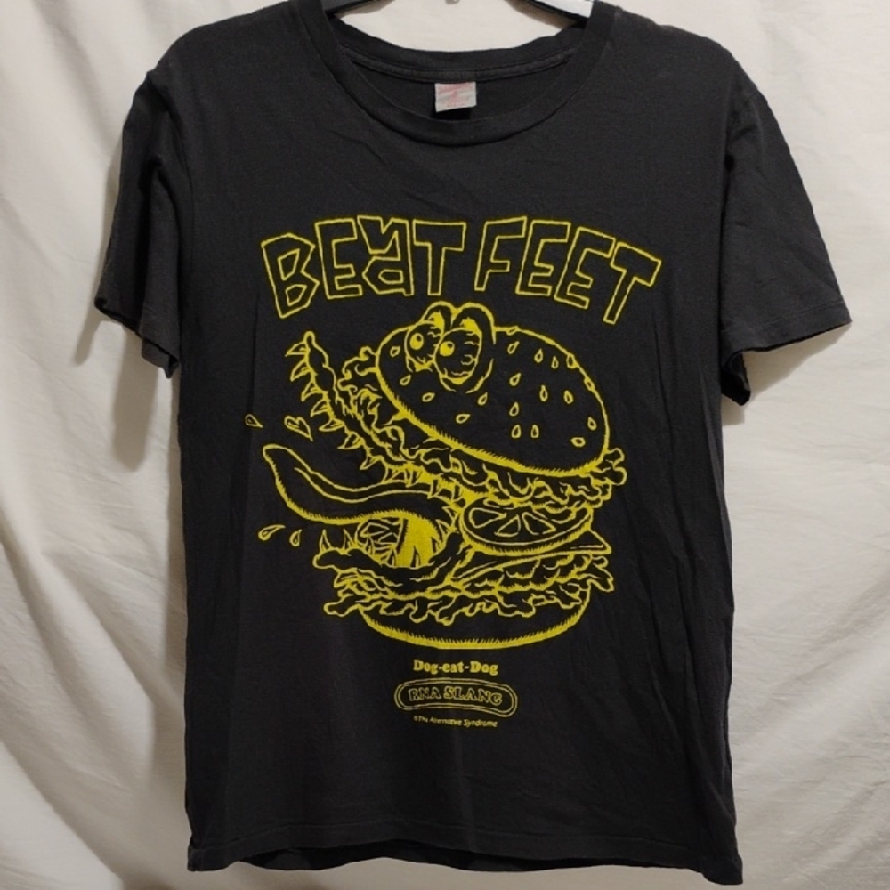 RARE! Beat Feet Dog Eat Dog RNA Slang The Alternative Syndrome Vintage Tee (X5) - Picture 1 of 11